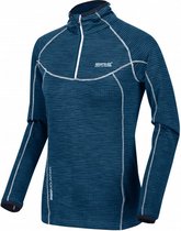 longsleeve Yonder dames polyester/elastaan blauw mt 34