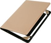 Bookcase Universal voor Alcate / Media Pad / Lenovo / Huawei / Ipad / Tablet 10.0 inch Flip Stand 360° Goud Luxe Smart Book Draaibare Case Gekleurde Tablethoes.