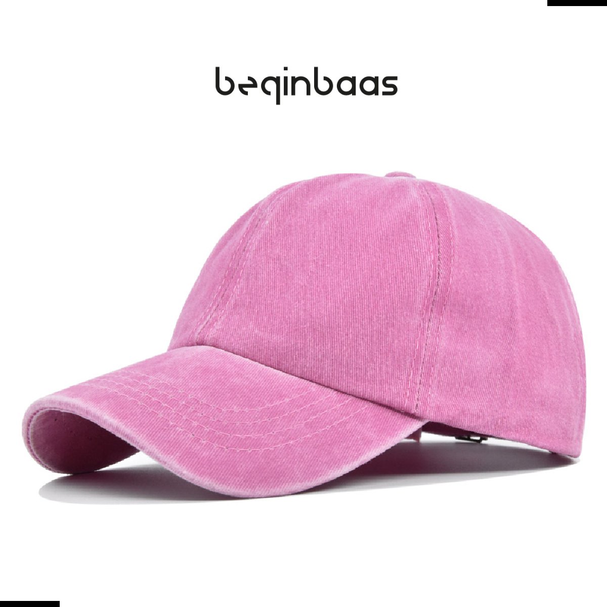Legend Cap Basic Kids - beginbaas - Skinny Dye - Pink - Roze Pet