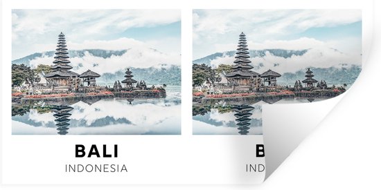 Stickers muraux - Bali - Indonésie - Nuages - 120x60 cm - Film adhésif
