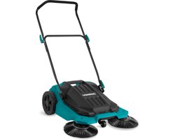 VONROC Veegmachine – 65cm veegbreedte – 18 liter reservoir – veegt tot 2600m2 per uur