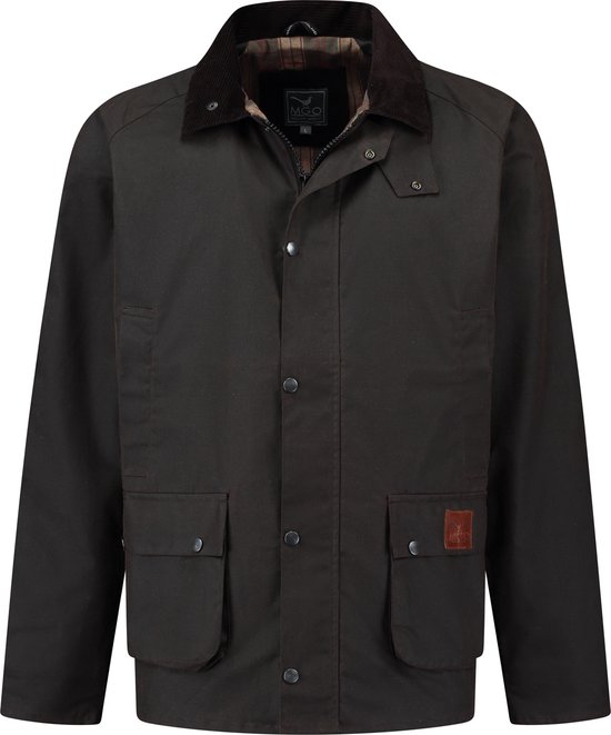 MGO Men's Cire Jacket Boris - Veste outdoor' été déperlante - Marron - Taille XL