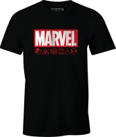 Marvel Comics Logo Washcare Label T-Shirt (XL)