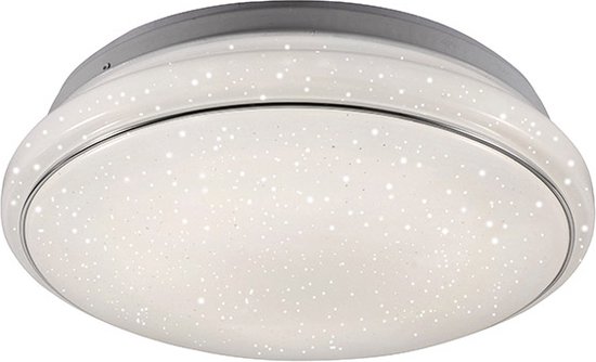 Leuchten Direct Mars - Moderne LED Plafondlamp - 1 lichts - Ø 350 mm - Wit - Woonkamer | Slaapkamer | Keuken