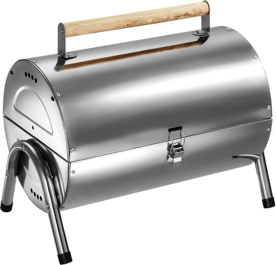 BBQ portatif LOODS 21 - Modèle de table BBQ - BBQ de camping - Charbon de  bois de bois... | bol
