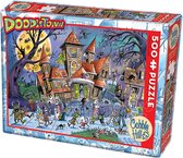 Cobble Hill puzzel Doodletown: Haunted House - 500 stukjes