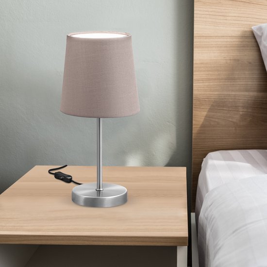 Tafellamp Touch brons – Dimbare moderne designlamp met vierkante voet