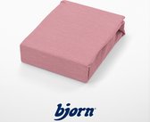 Bjorn Katto - Hoeslaken - Jersey - Eenpersoons - 90x200/100x220 - Oudroos