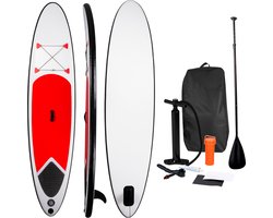 SUP Board Opblaasbaar Rood/Wit