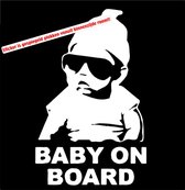 Autotoebehoren - Stickerloods Baby On Board Sticker -autodecal- autoraamsticker-