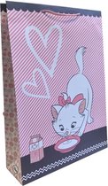 5 Luxe Disney Marie / Kitten Cadeautasjes A3 formaat 33x44cm - Disney Papieren cadeautasjes met Full-color bedrukking