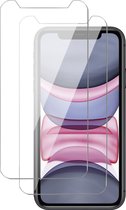 Screenprotector geschikt voor iPhone 11 / XR - Tempered Glass Screen Protector - 2 Stuks