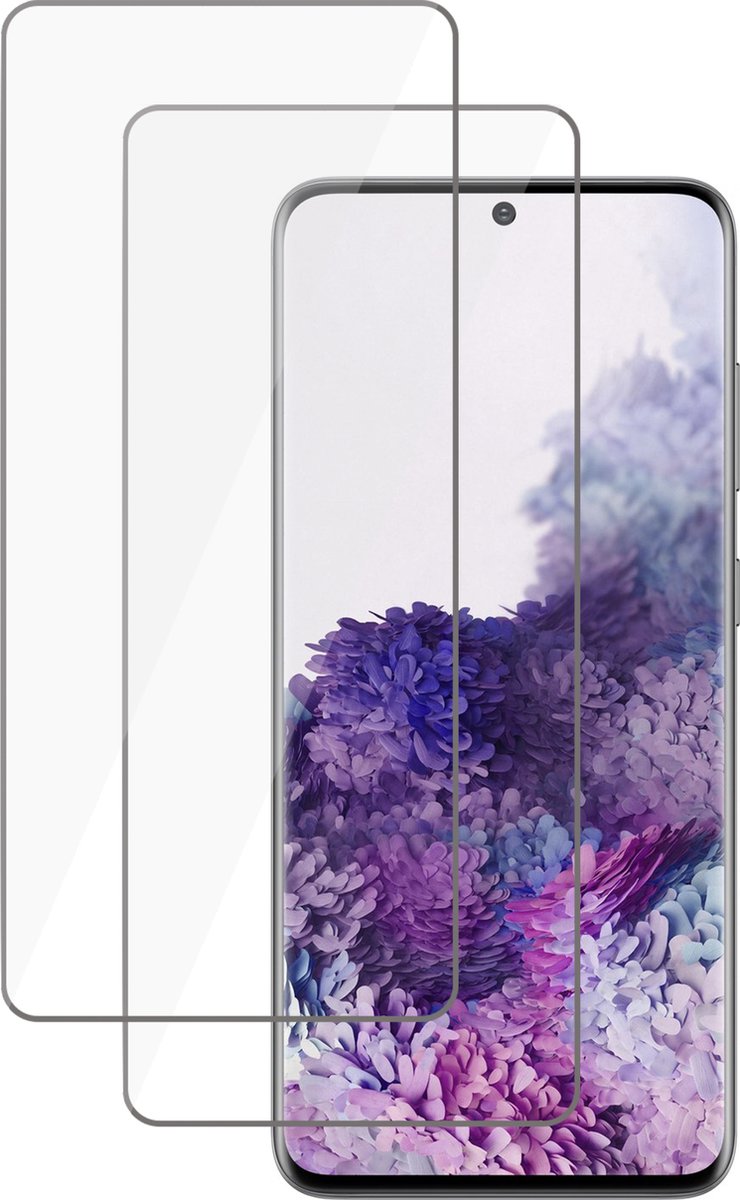Screenprotector geschikt voor Samsung Galaxy S20 Plus - Tempered Glass Screen Protector - 2 Stuks