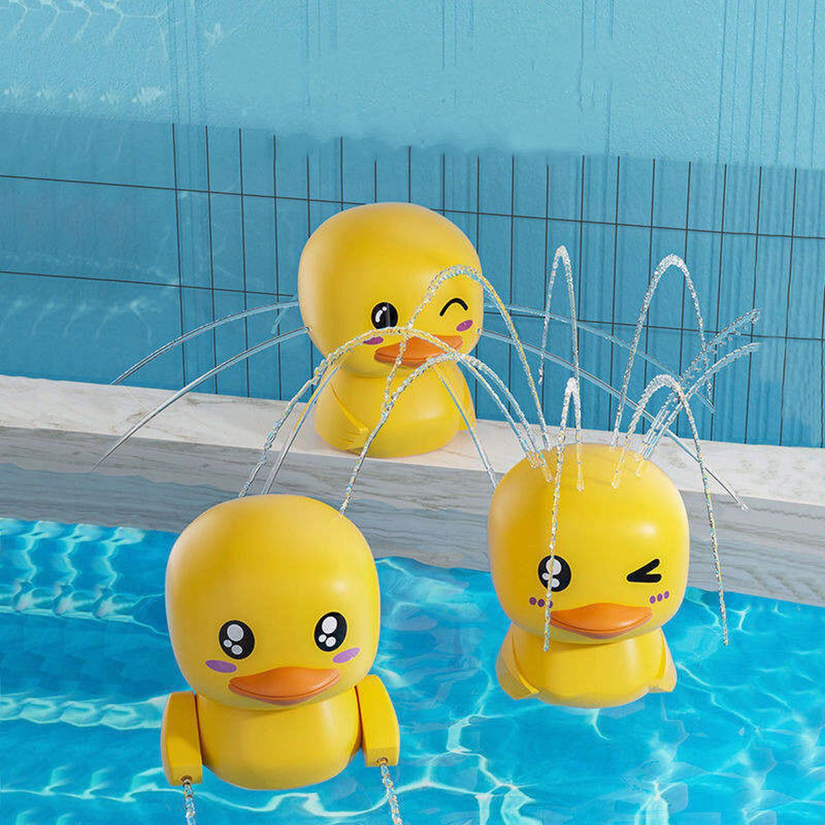 Jouet de bain Canard Jeux de bain Bébé Jeu de bain Enfant 1 2 3 ans,  Animaux Flottant Remontage Jouet pour Piscine Eau Cadeau Fille Garçon, Bpa  Gratuit, Ensemble de 4