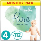 Pampers Pure Protection Maat 4 - 112 Luiers Maandbox