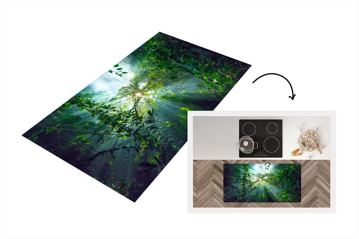 KitchenYeah Keukenloper - Loper keuken - Kuala Lumpur, Maleisië - Keukenloper vinyl multicolor, foto 2