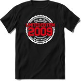 2009 Limited Edition | Feest Kado T-Shirt Heren - Dames | Wit - Rood | Perfect Verjaardag Cadeau Shirt | Grappige Spreuken - Zinnen - Teksten | Maat XL