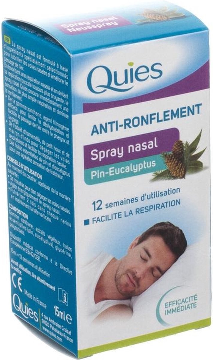 Quies Tegen Snurken Den-eucalyptus Neusspray productafbeelding