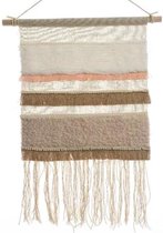 Ledikant hanger | Muurdecoratie | Wanddecoratie | 1,5 x 40 x 52 CM | Jute | Muurhanger