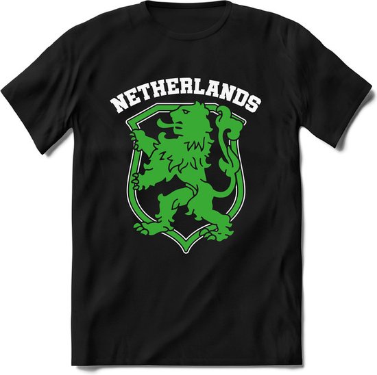 Nederland - Groen - T-Shirt Heren / Dames  - Nederland / Holland / Koningsdag Souvenirs Cadeau Shirt - grappige Spreuken, Zinnen en Teksten. Maat M