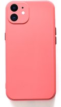 iPhone 11 Hoesje Back Cover donker roze 1x Gratis Glass Screenprotector