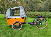 Vogue Carry 3 bakfiets regentent model Mila Grijze hoes