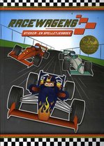 Racewagens sticker- en spelletjesboek