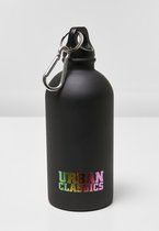 Urban Classics Waterfles Survival Logo Zwart