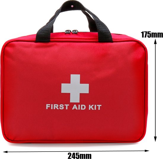 Trousse de Secours Voiture ou Moto Kit First Aid Kit Camping Rando 41  pièces