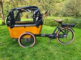 Vogue Carry 3 bakfiets regentent model Mila Zwarte hoes