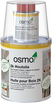 Osmo 2K Houtolie 6190 Zwart transparant - 1 Liter | 2kolie | Voor houten vloeren | Binnenproduct | 1 laag | 2K Olie