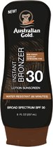 Australian Gold SPF 30 lotion - Zonnebrand - Met Bronzer - 237 ml