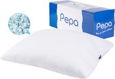 Pepa Hoofdkussen - Afstelbaar - Versnipperd Traagschuim - 50x70 cm - Slaapkamer - Vermindert Nekklachten