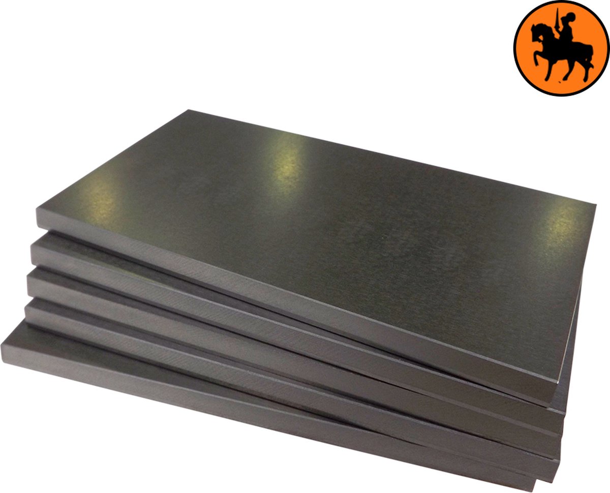 Set van 7 Koolstof schoepen WN 124-162 | 90134900007 voor Becker VT 4.25 DSK