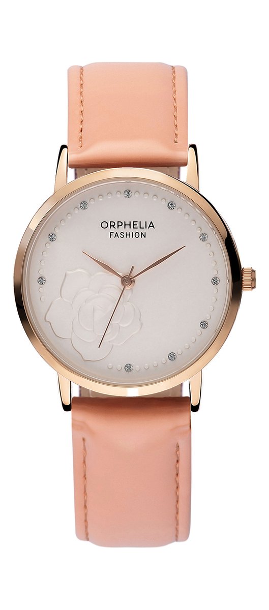 Orphelia Fashion OF711902 - Horloge - Leer - Roze - 38 mm