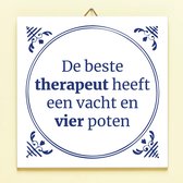Nutcrackers Tegeltje De Beste Therapeut