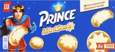 3x LU koek Prince mini Stars koekjes met witte chocolade 3x 187gram