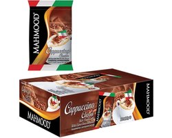Mahmood Oplos Cappuccino Zakjes Classic 20 x 25 Gram Met Choco Granule