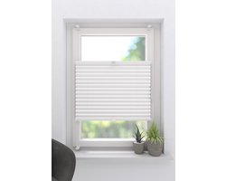 Plissegordijn Fine - Verduisterend - White - 120 x 130
