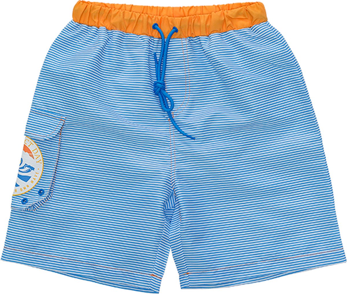 Ducksday - UV zwemshort - voor jongens - boardshort - UPF 50+ - True blue - 4 jaar