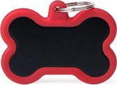 Penning - BONE XL met rode rubber - Zwart
