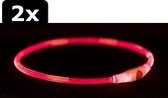 2x - HB FLASH LICHT ROOD 40X0,8CM