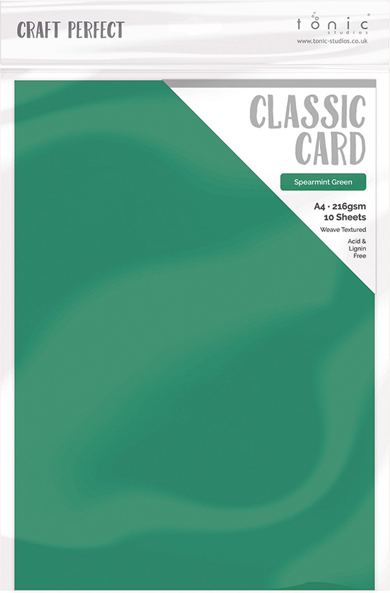 Craft Perfect Klassieke kaart - A4 - 10stuks - Spearmint Groen