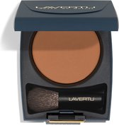 Lavertu Cosmetics - Bronzer Terre de Soleil 02 - Inclusief kwast en spiegel - Baked Bronzer - Laat uw huid ademen - Zeer zuinig in gebruik