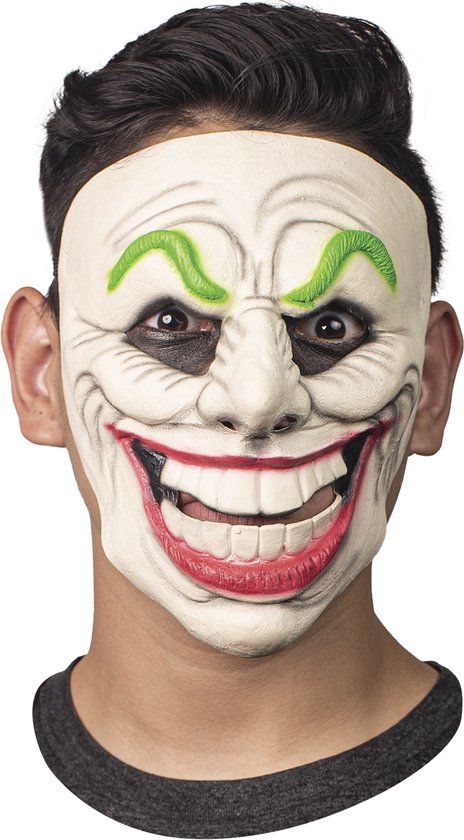 Moon-Maske Latex-Helm Ritter-Set, weiße Handschuhe, Halsmaske und Helm, Cosplay-Kostümmaske, Halloween-Maskerade-Requisite