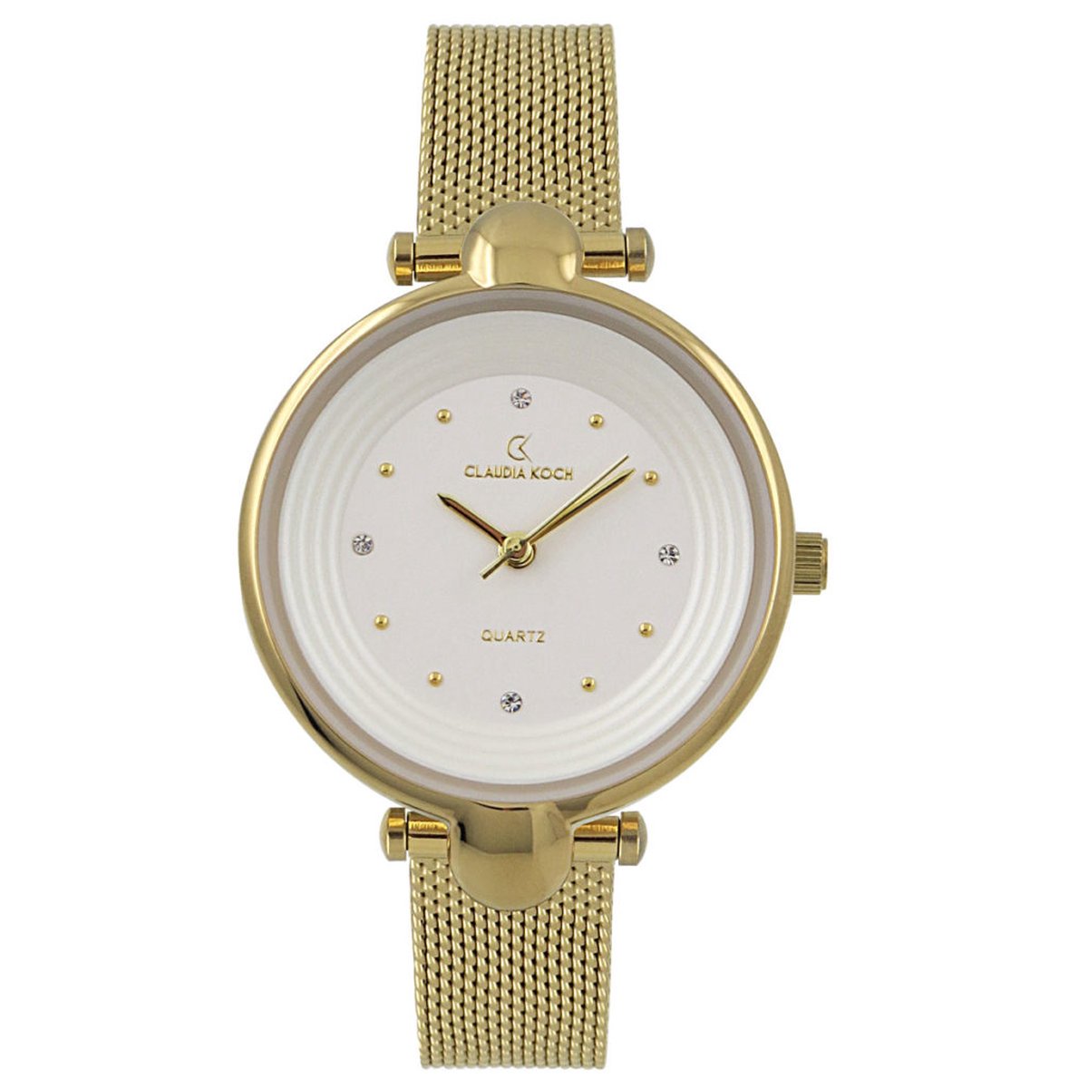 Claudia Koch CK 2955 Women Gold with White