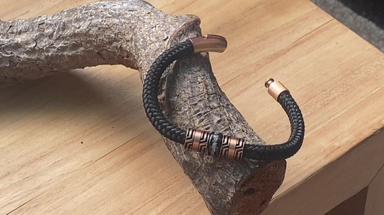 Crematie urnarmband voor as herinnering manchetarmband lederen armband voor heren dames heren gedenkteken crematiesieraden urnhouder, 22cm, Roestvrij staal, Geen edelsteen
