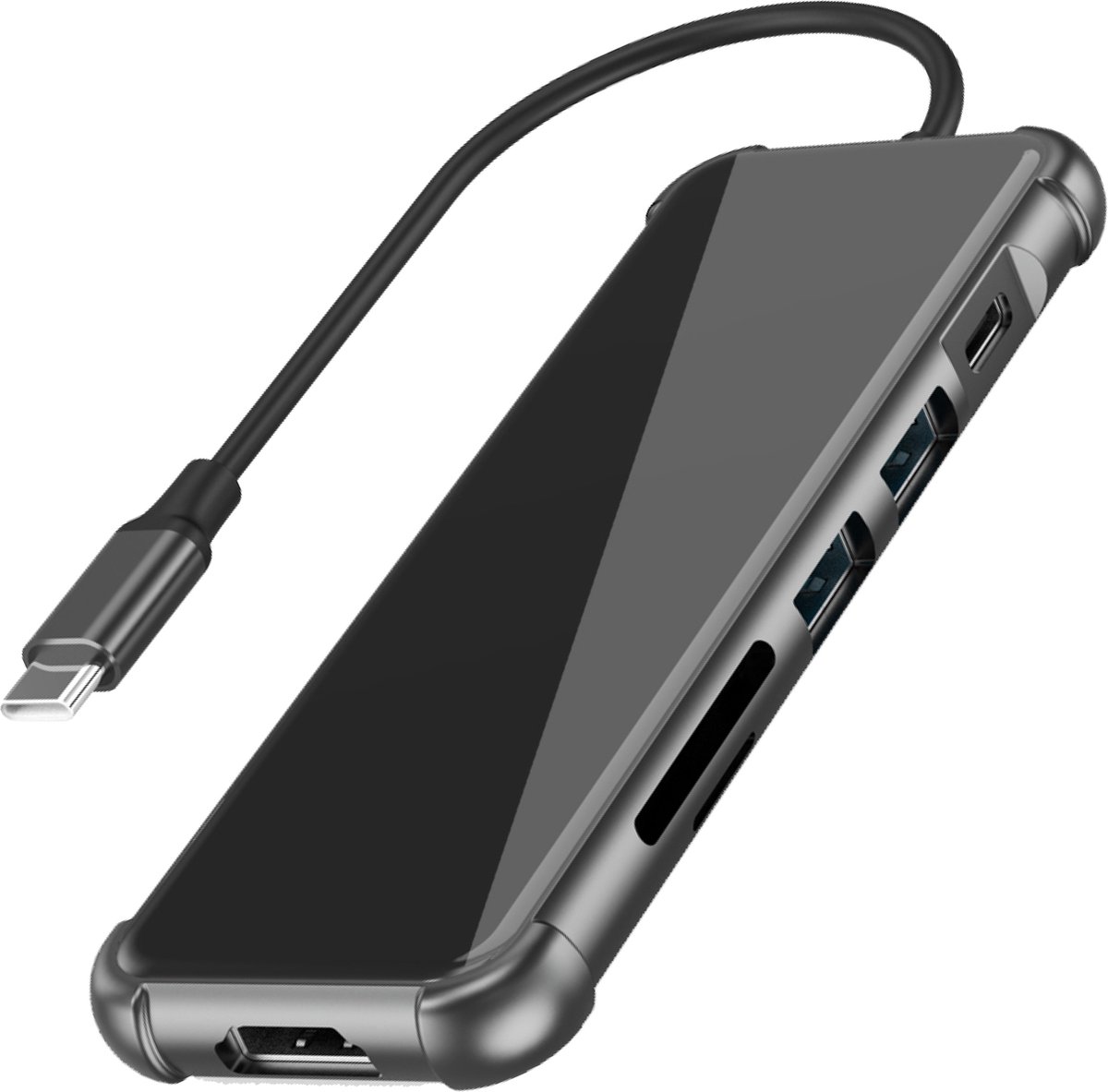 Nuvance - Hub USB C 3.0 - 7 Portes - Répartiteur USB - Connexion