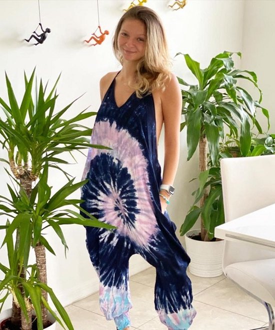 Sankalpa Jumpsuit dames - Ibiza Style - Festival outfit - Boho jumpsuit -  Tie dye -... | bol.com