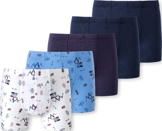 Schiesser 95/5 Organic 5PACK Shorts Garçons Underpants - Taille 116